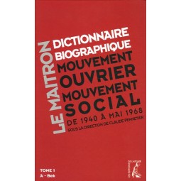 Le Maitron. Dictionnaire...