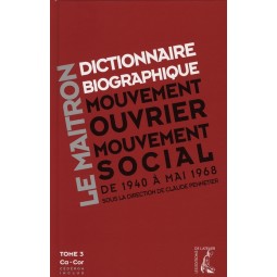 Le Maitron. Dictionnaire...