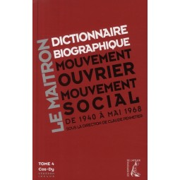 Le Maitron. Dictionnaire...