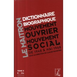 Le Maitron. Dictionnaire...