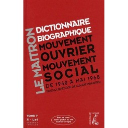 Le Maitron. Dictionnaire...