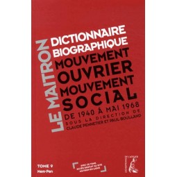 Le Maitron. Dictionnaire...