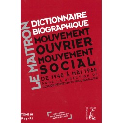 Le Maitron. Dictionnaire...