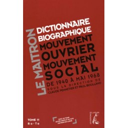 Le Maitron. Dictionnaire...