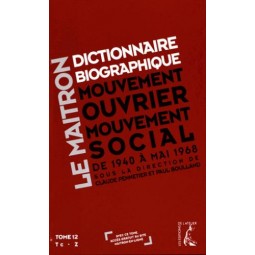 Le Maitron. Dictionnaire...